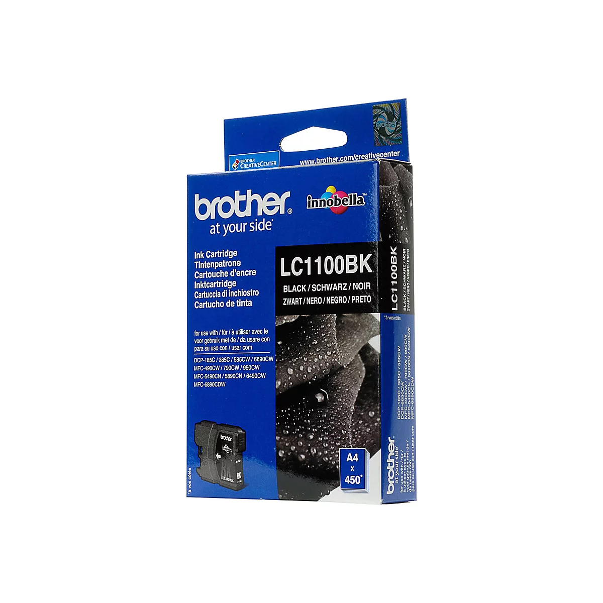 Brother LC1100BK - Schwarz - original - Tintenpatrone