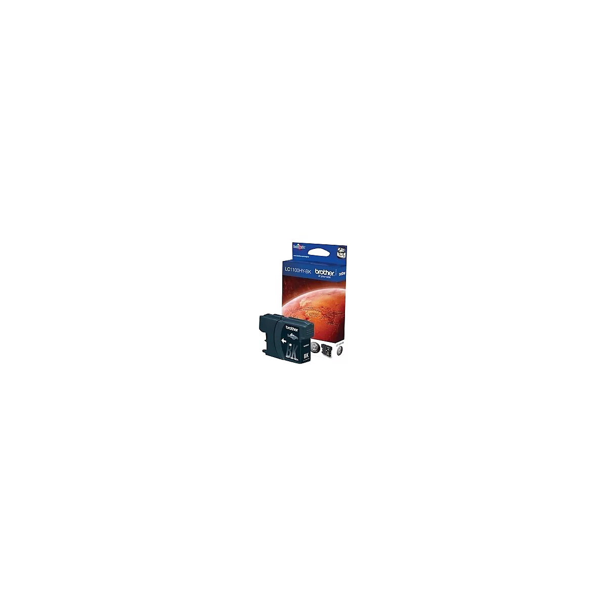 Brother LC1100HYBK - Hohe Ergiebigkeit - Schwarz - original - Tintenpatrone