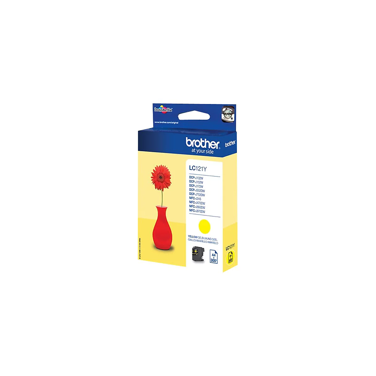 Brother LC121Y - Gelb - original - Tintenpatrone