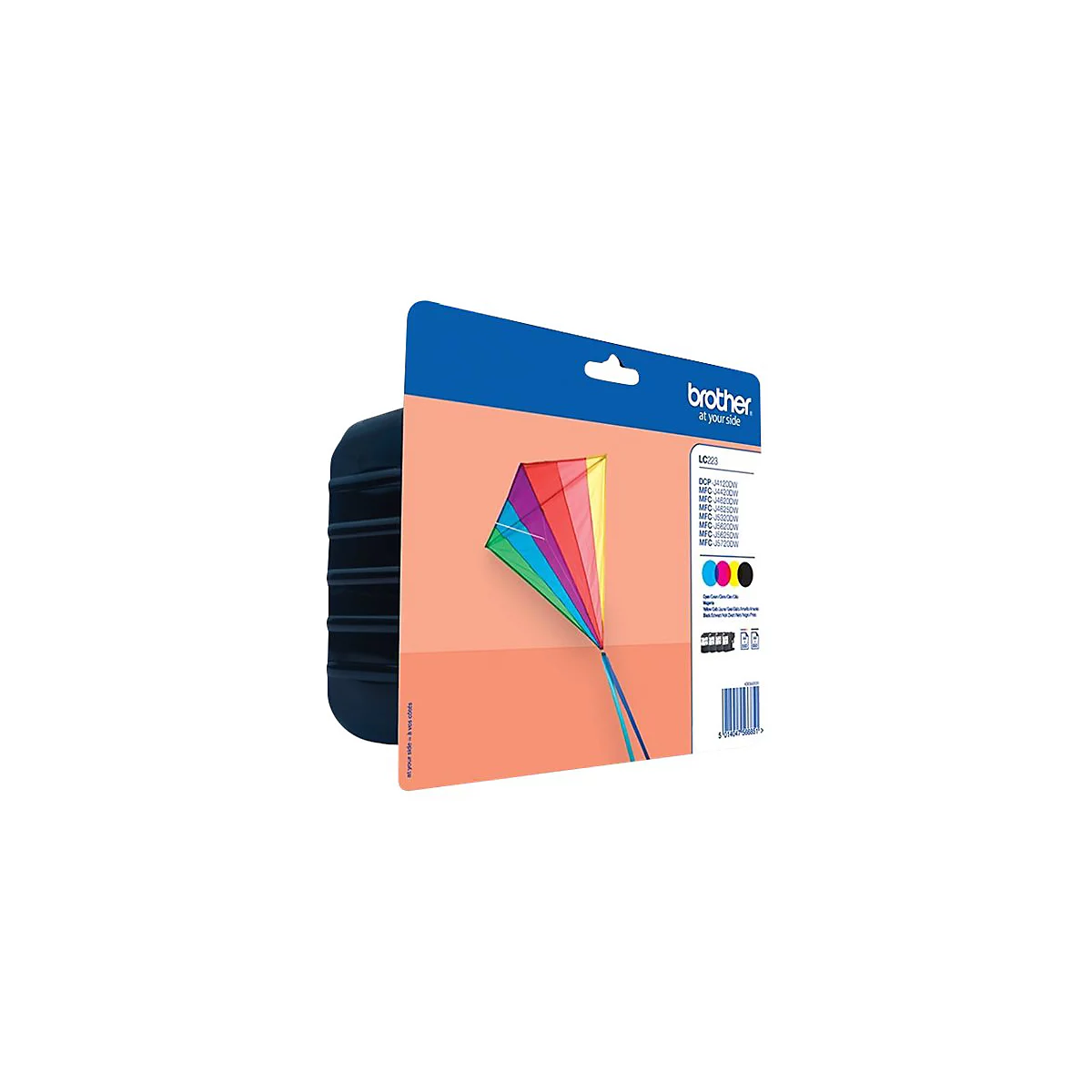 Brother LC223 - 4er-Pack - Schwarz, Gelb, Cyan, Magenta - original - Tintenpatrone