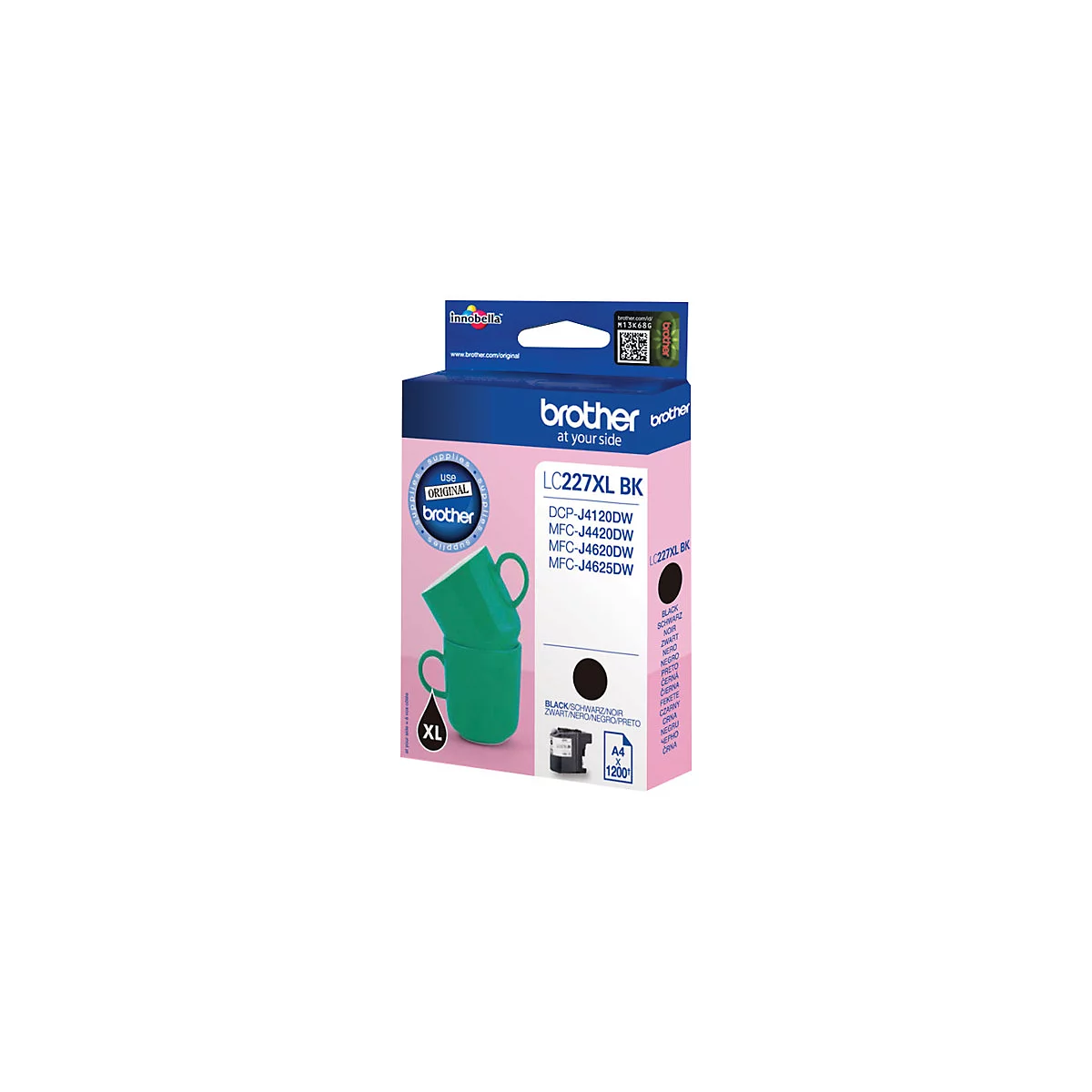 Brother LC227XLVALBP - 4er-Pack - Hohe Ergiebigkeit - Schwarz, Gelb, Cyan, Magenta - original - Tintenpatrone
