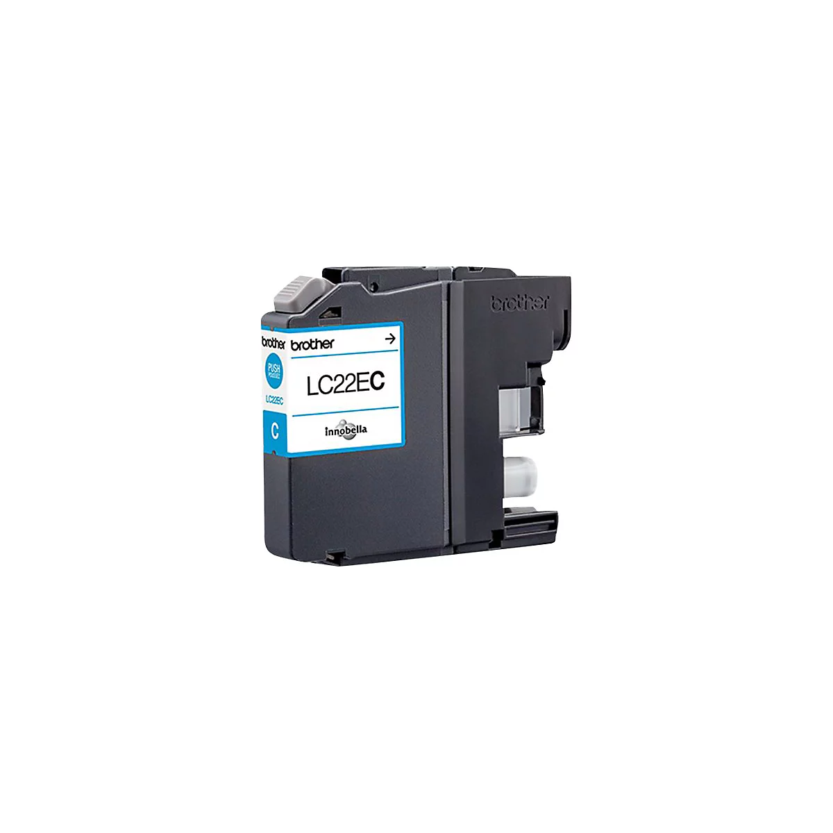 Brother LC22EC - Sehr hohe Ergiebigkeit - Cyan - original - Tintenpatrone