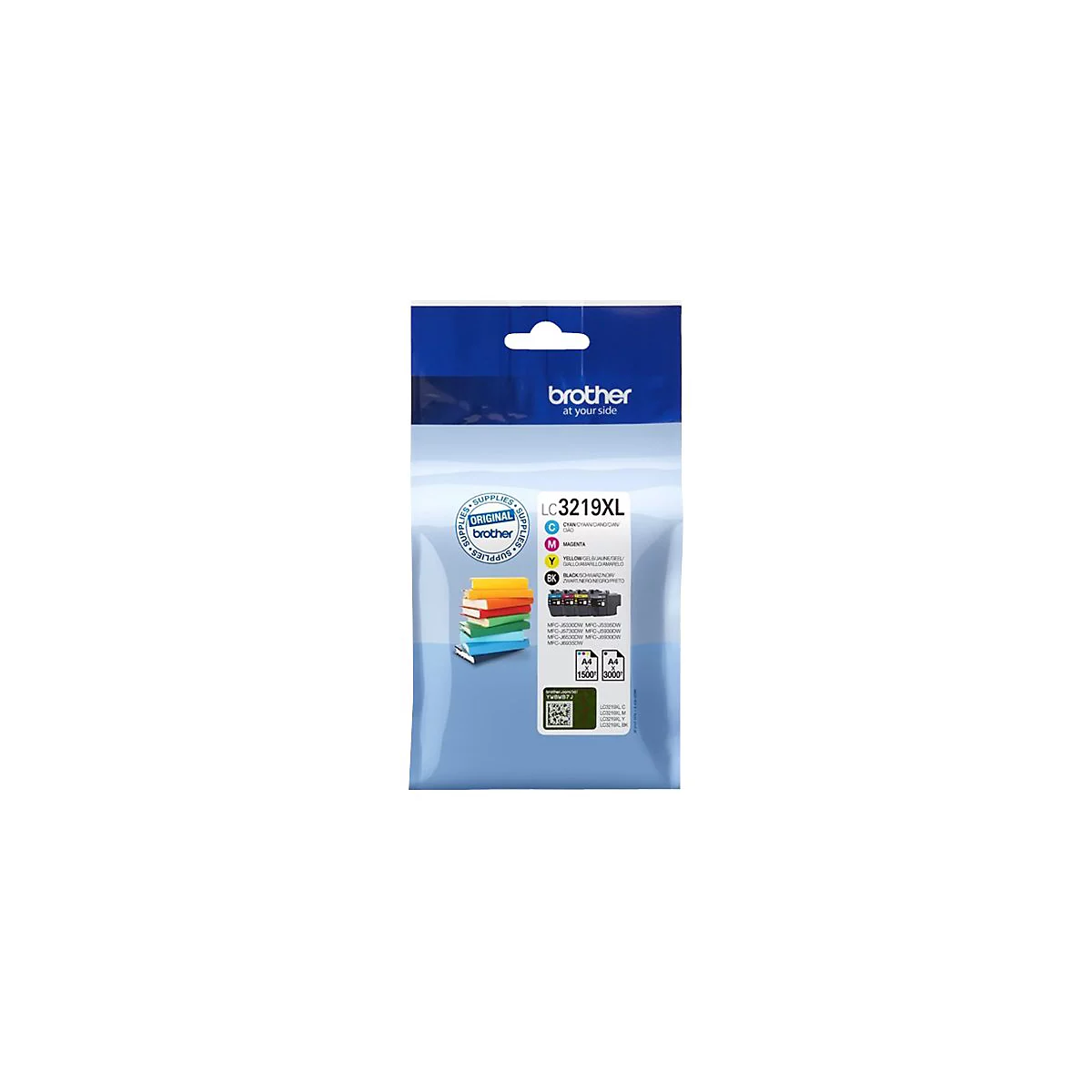 Brother LC3219XL Value Pack - pack de 4 - XL - noir, jaune, cyan, magenta - original - cartouche d'encre