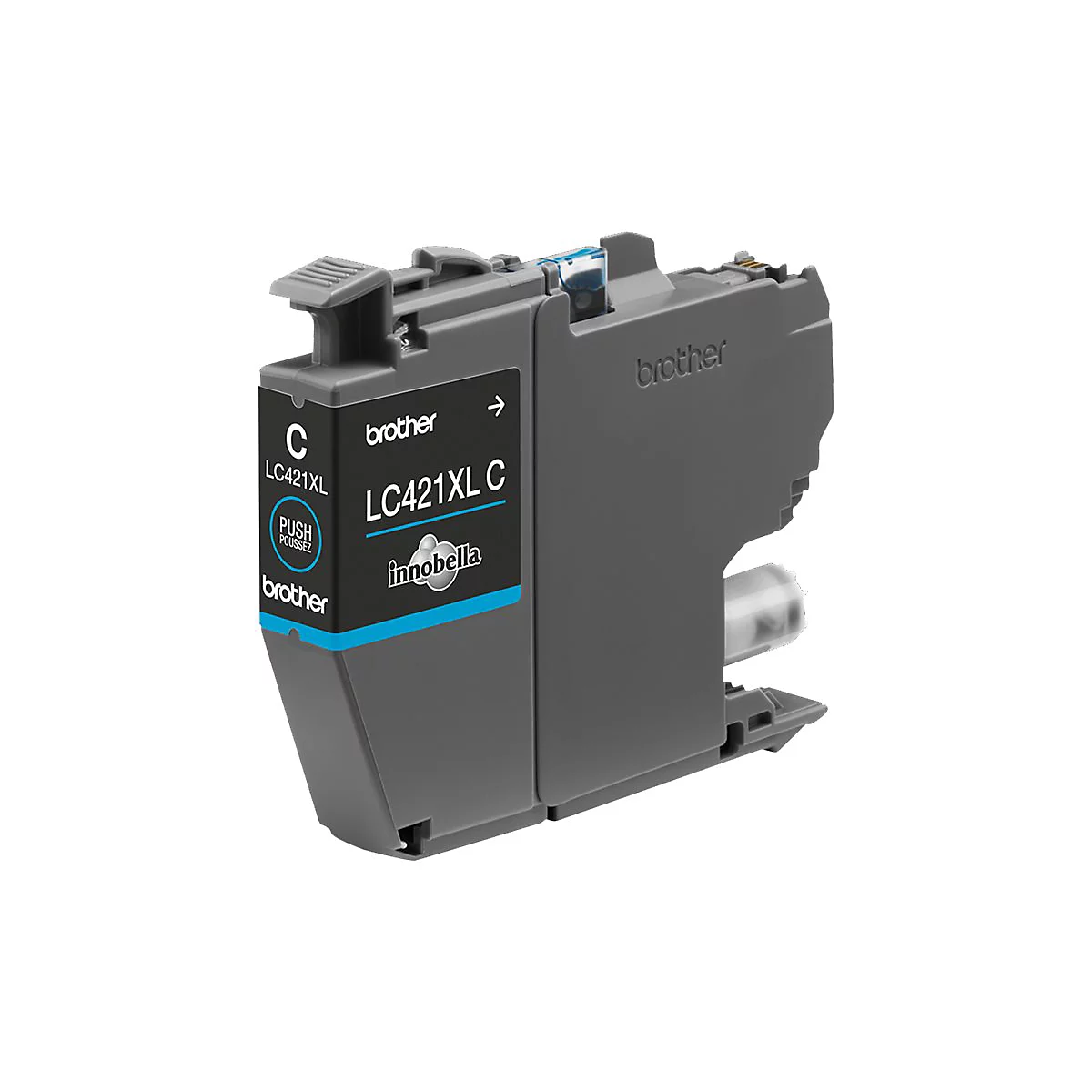 Brother LC421XLC - Hohe Ergiebigkeit - Cyan - original - Tintenpatrone