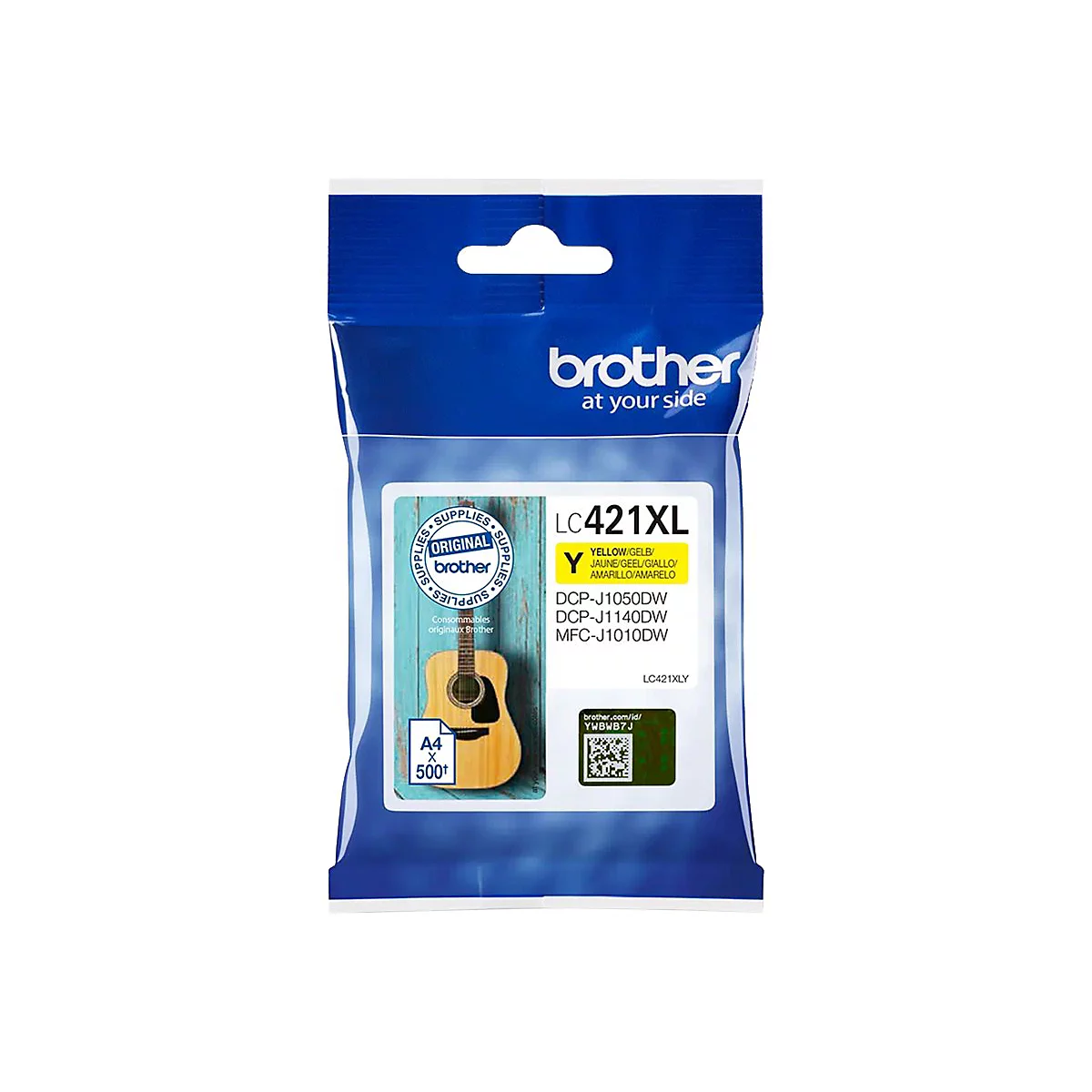 Brother LC421XLY - Hohe Ergiebigkeit - Gelb - original - Tintenpatrone