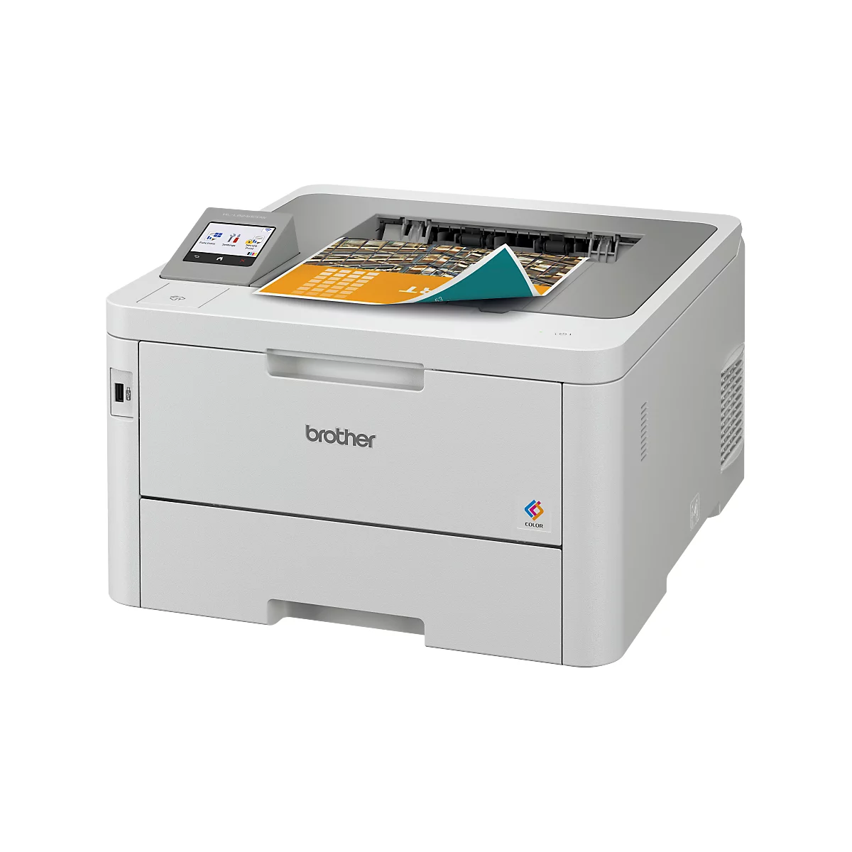 Brother LED-Farblaserdrucker HL-L8240CDW, Touchscreen-Farbdisplay, Druck bis 31 S./Min., LAN/WLAN, für Arbeitsgruppen