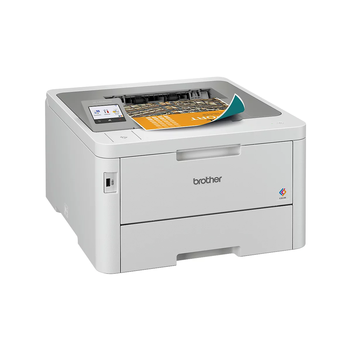 Brother LED kleurenlaserprinter HL-L8240CDW, kleurendisplay met aanraakscherm, printen tot 31 ppm, LAN/WLAN, voor werkgroepen