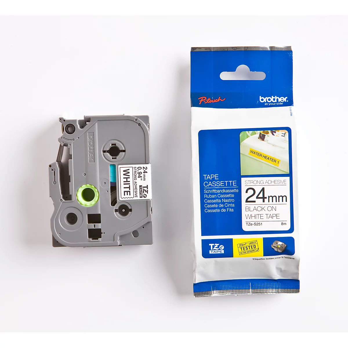 Brother lint beletteringssysteem TZe-S251, wit/zwart