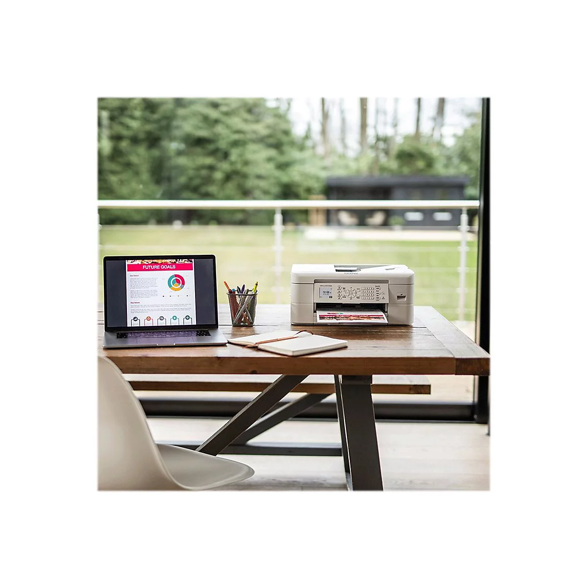 Brother MFC-J1010DW - Multifunktionsdrucker - Farbe - Tintenstrahl - A4/Legal (Medien) - bis zu 11.5 Seiten/Min. (Kopieren)