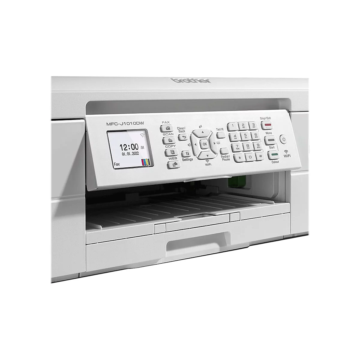 Brother MFC-J1010DW - Multifunktionsdrucker - Farbe - Tintenstrahl - A4/Legal (Medien) - bis zu 11.5 Seiten/Min. (Kopieren)
