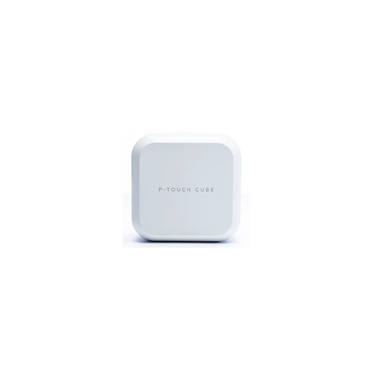Brother P-touch Cube Plus-etiketteerder, USB/Bluetooth, iOS/Android, 20 mm/sec., voor etiketten van 3,5-24 mm, incl. 24 mm TZe-tape, B 67 x D 128 x H 128 mm, wit