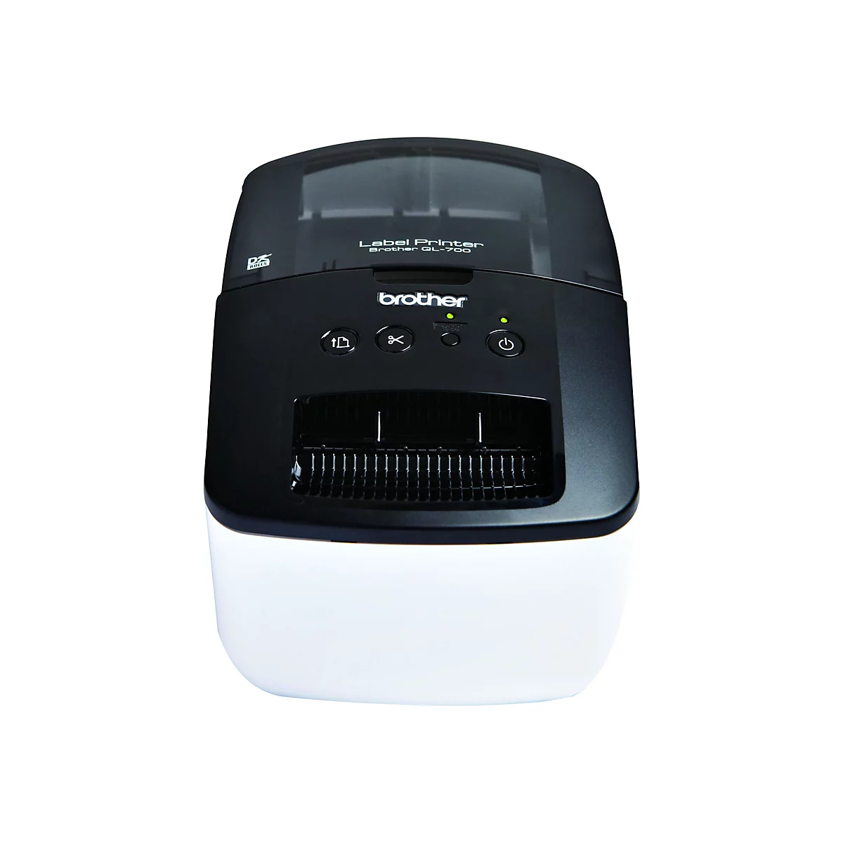 Brother QL-700 - Etikettendrucker - Thermodirekt - Rolle (6,2 cm) - 300 dpi - bis zu 150 mm/Sek.