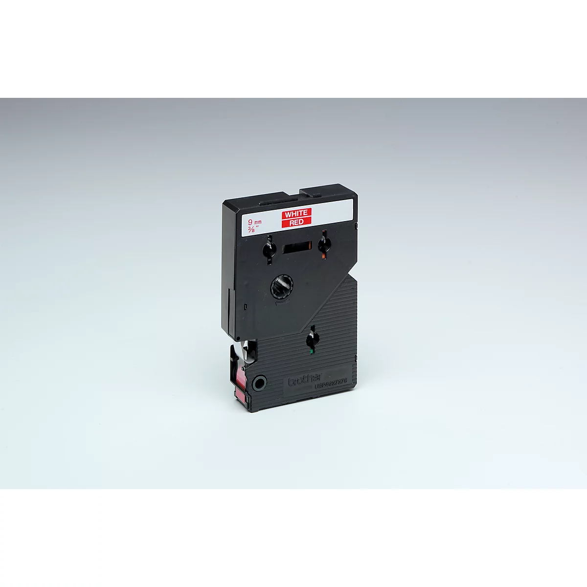 Brother Schriftbandkassette TC-495, 9 mm breit, rot/weiß