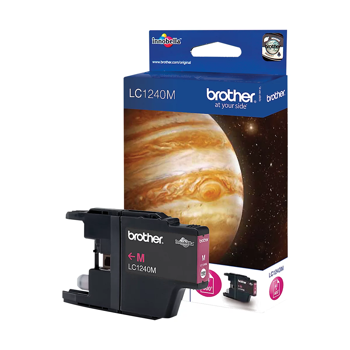 Brother Tintenpatrone LC-1240M, magenta, original