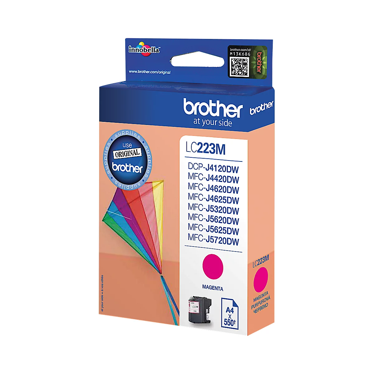 Brother Tintenpatrone LC-223M, magenta, original