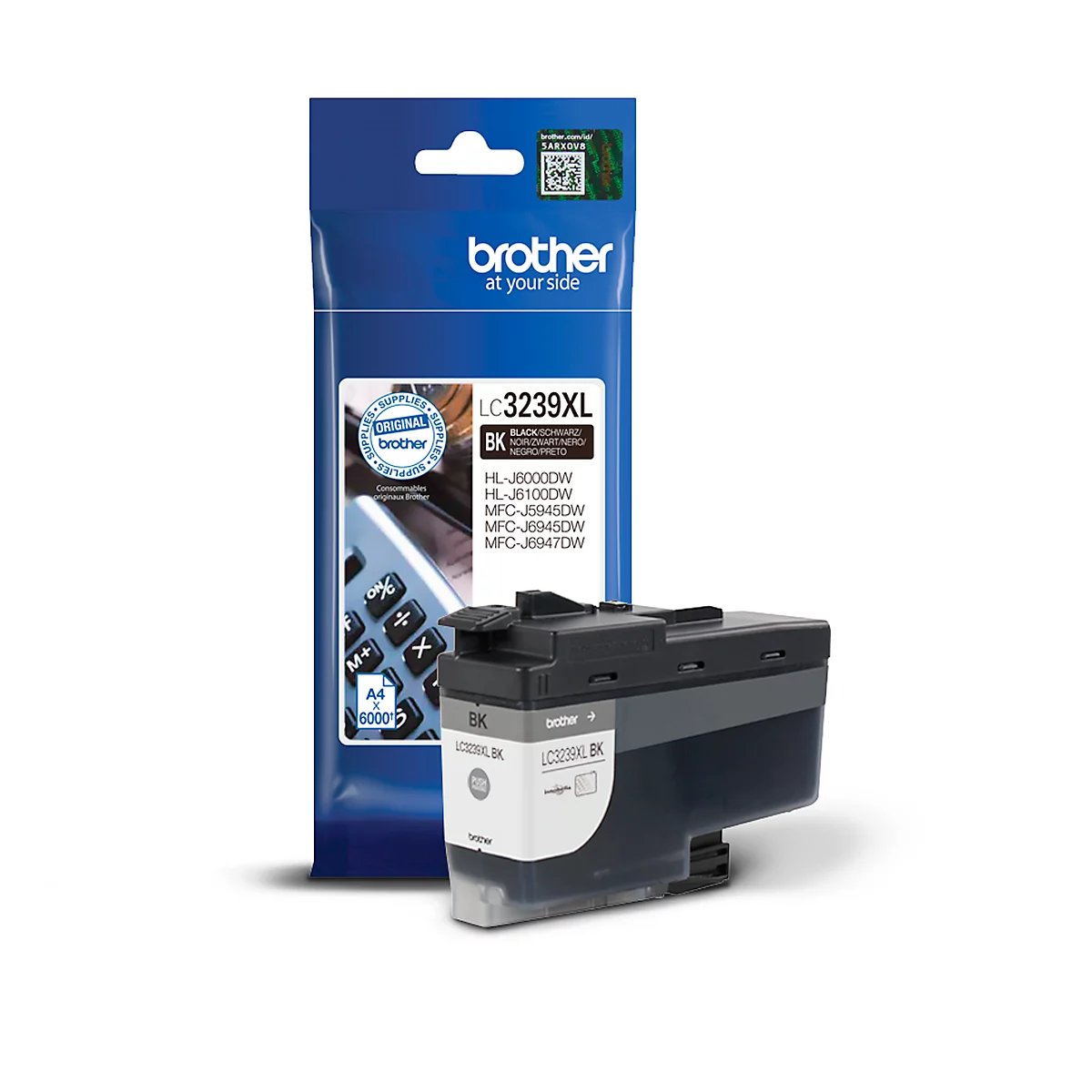 Brother Tintenpatrone LC-3239XLBK, schwarz, original