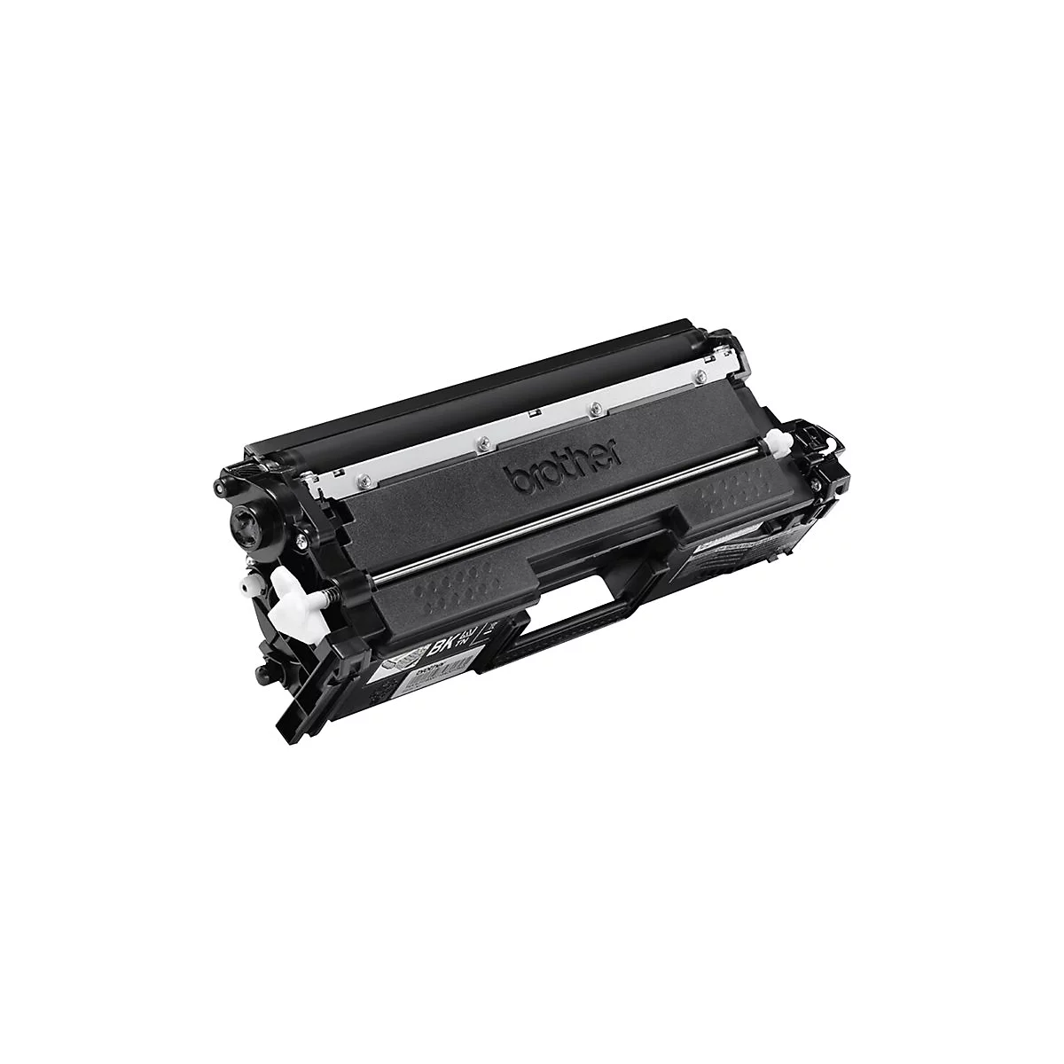 Schwarze Brother-Tonerkartusche. Aufschrift "brother".