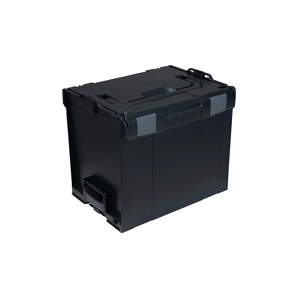 BS SYSTEMS gereedschapskoffer L-BOXX 374, inwendige afmetingen B378xD294xH339mm, slagvast ABS, zwart antraciet, stapelbaar