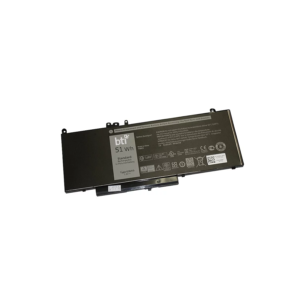 BTI - Laptop-Batterie - Li-Pol - 6460 mAh - 51 Wh