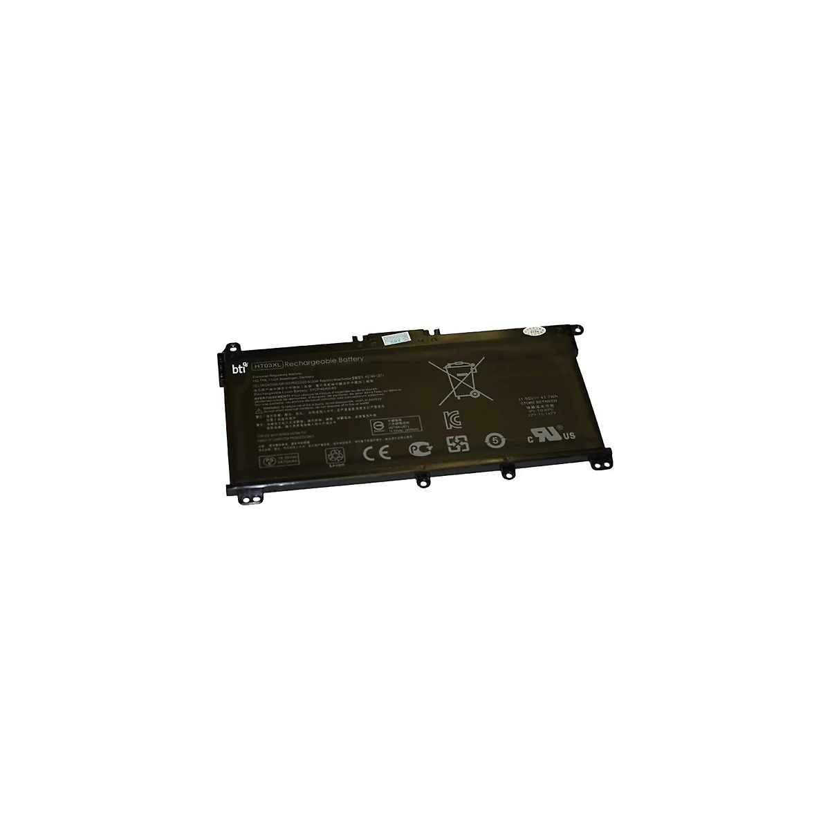 BTI - Laptop-Batterie - Lithium-Polymer - 4 Zellen - 3470 mAh - für HP Pavilion Laptop 14-ce0000, 14-ce0014