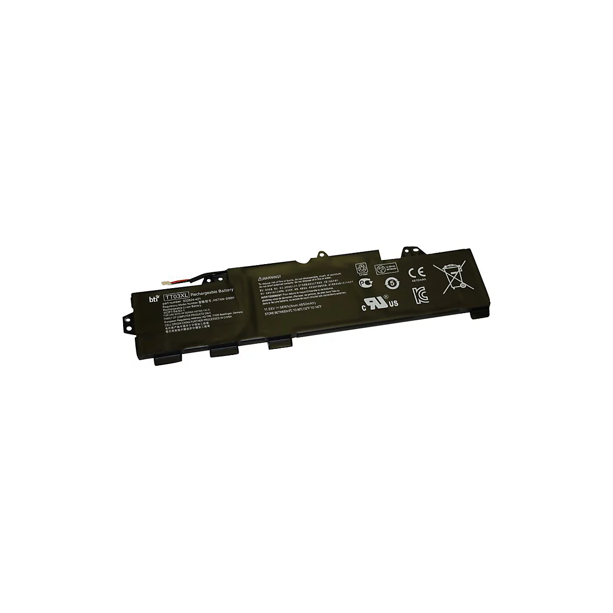 BTI - Laptop-Batterie - Lithium-Polymer - 4 Zellen - 4850 mAh