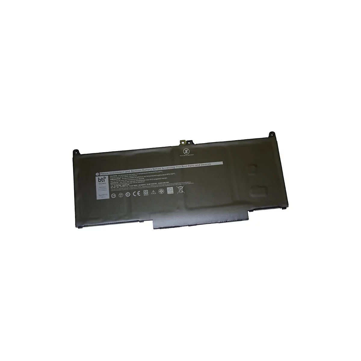 BTI - Laptop-Batterie - Lithium-Polymer - 4 Zellen - 7500 mAh - 57 Wh