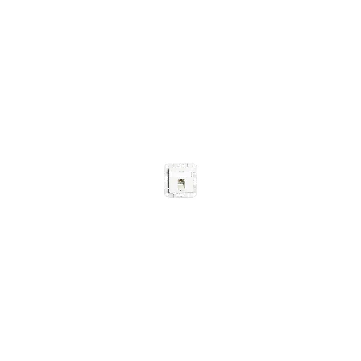 BTR E-DAT C6 8(8) UPk - Anschlussdose, Unterputz - CAT 6 - RJ-45 - Pure White, RAL 9010