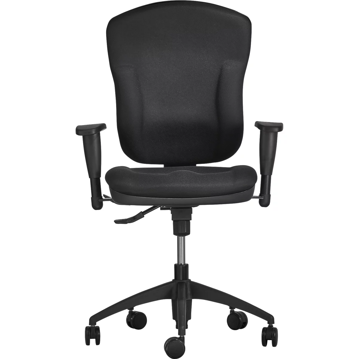Bürostuhl WELLNESS 300, Synchronmechanik, mit Armlehnen, extra hohe Rückenlehne