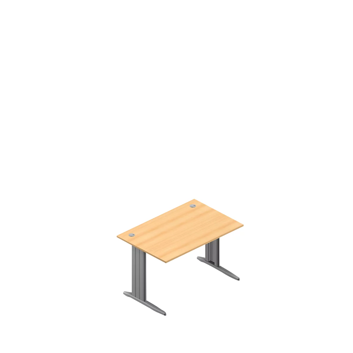 Bureau ARLON-OFFICE, l. 1200 x P 800 x H 730 mm, coloris hêtre
