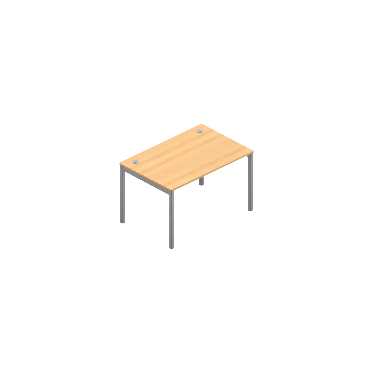 Bureau ARLON-OFFICE, l. 1200 x P 800 x H 730 mm, coloris hêtre