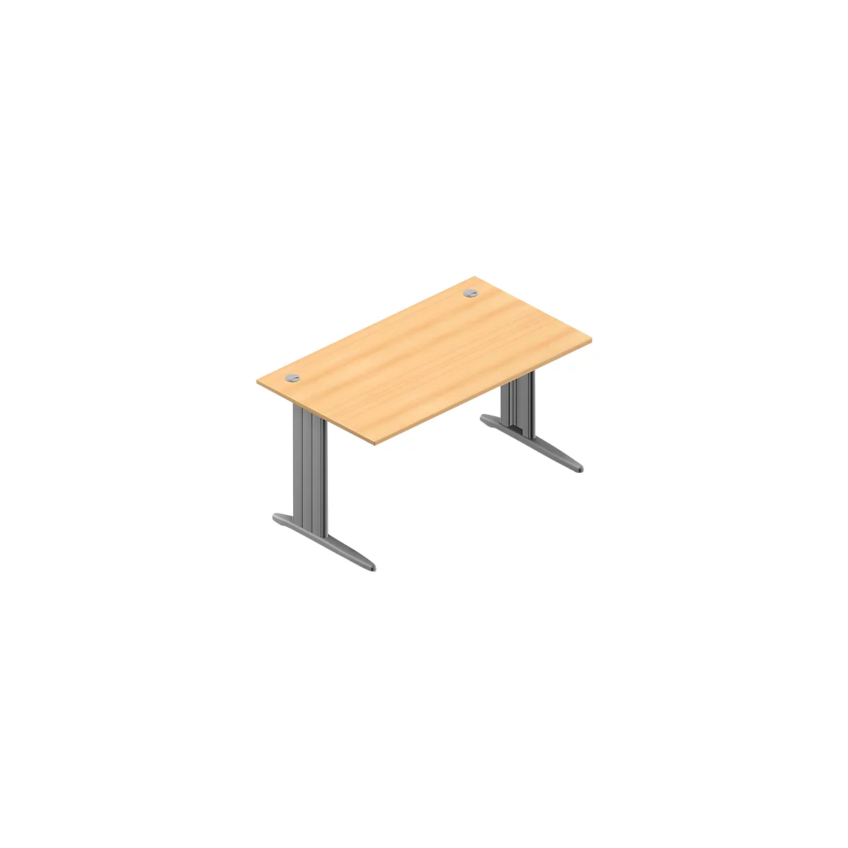 Bureau ARLON-OFFICE, l. 1400 x P 800 x H 730 mm, coloris hêtre