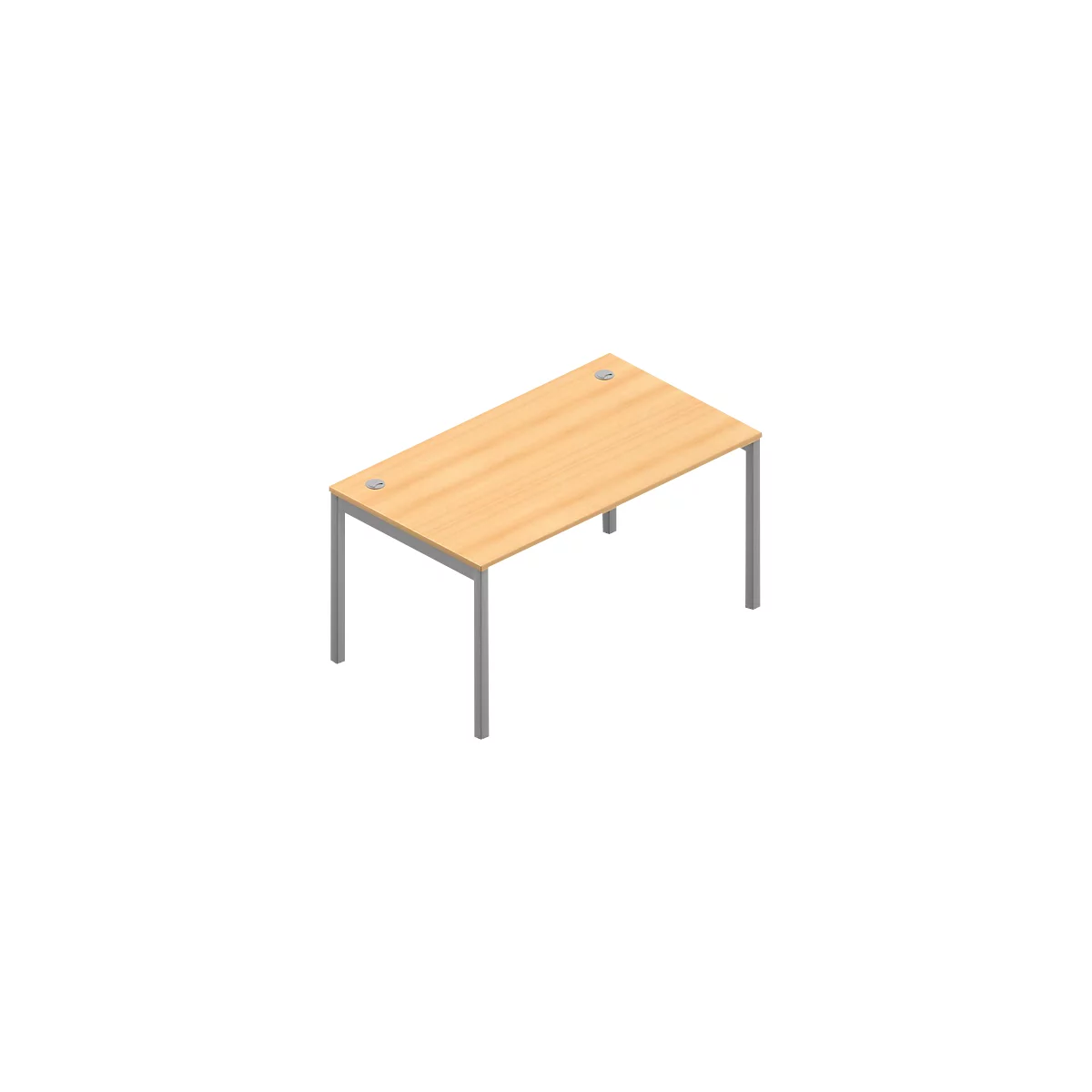 Bureau ARLON-OFFICE, l. 1400 x P 800 x H 730 mm, coloris hêtre