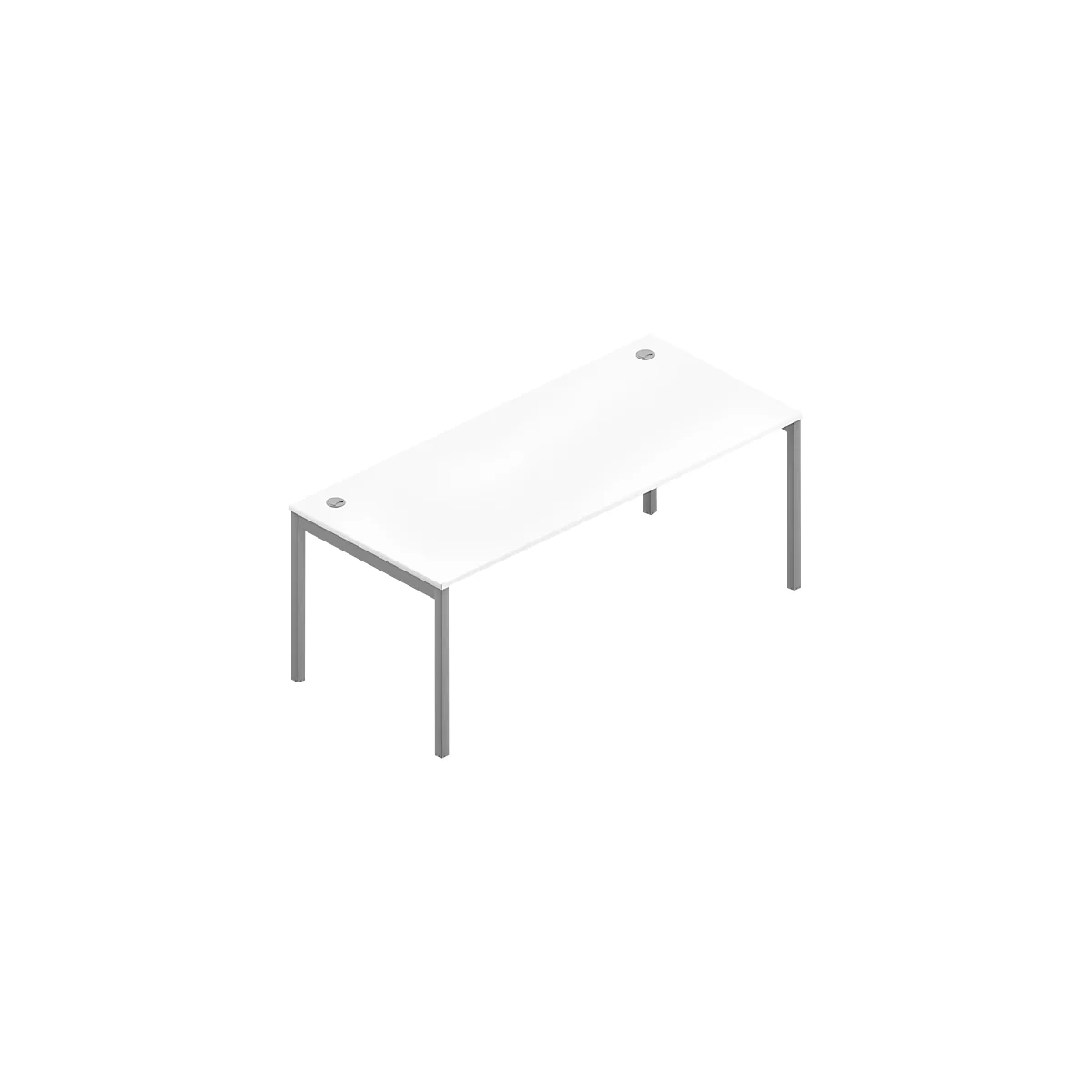 Bureau ARLON-OFFICE, l. 1800 x P 800 x H 730 mm, blanc