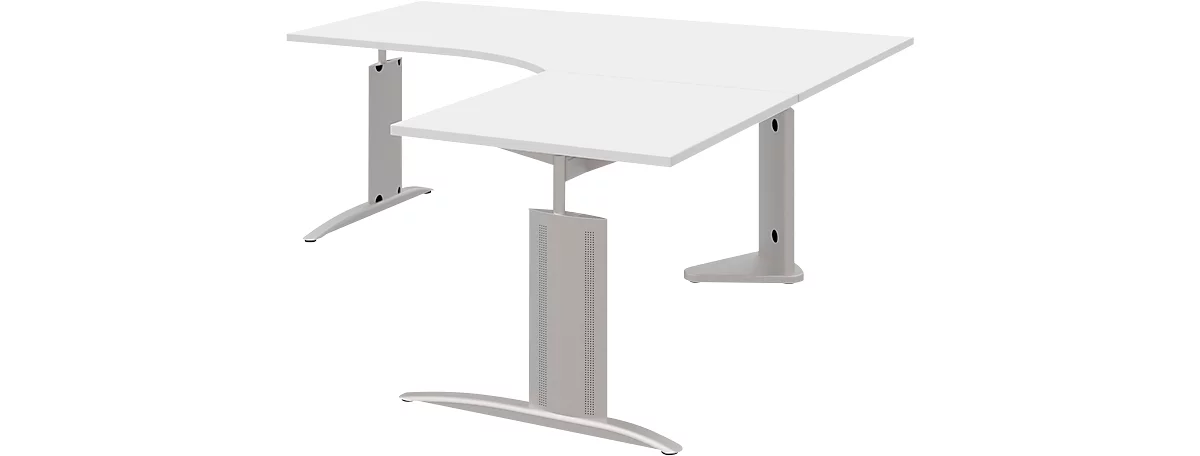 Table de bureau opératif Ogi N - MDD Profondeur 80 cm Longueur