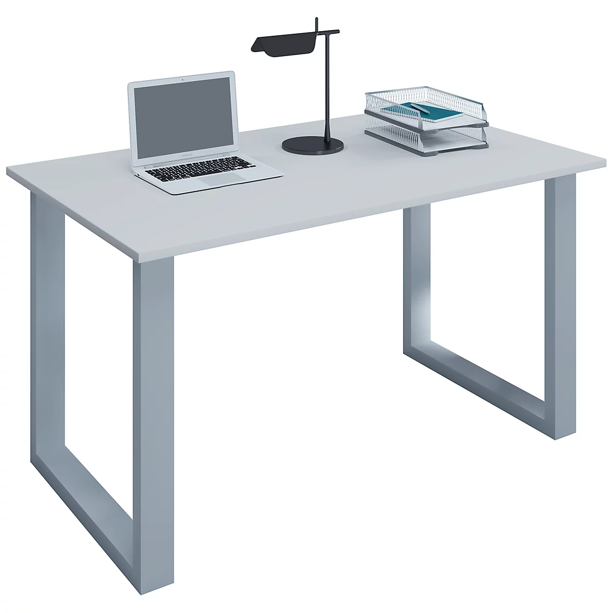Bureau, rectangulaire, socle à équerre, L 800/1100/1400 x P 500 x H 760 ...