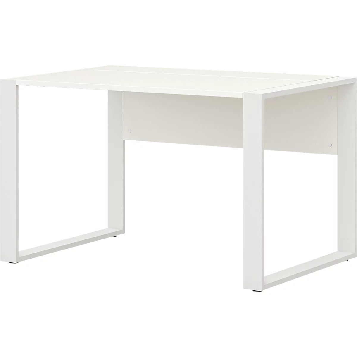 Bureau TEMPIO - l. 1200 x P 800 x H 740 mm - avec support pour guide-câbles - blanc