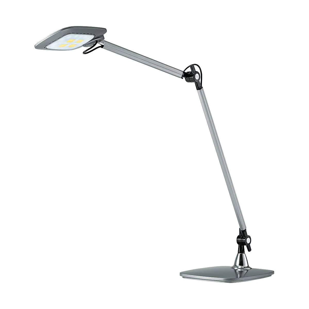 Bureaulamp LED E-Motion, met sensorschakeling, 3 kleurtemp., zilver