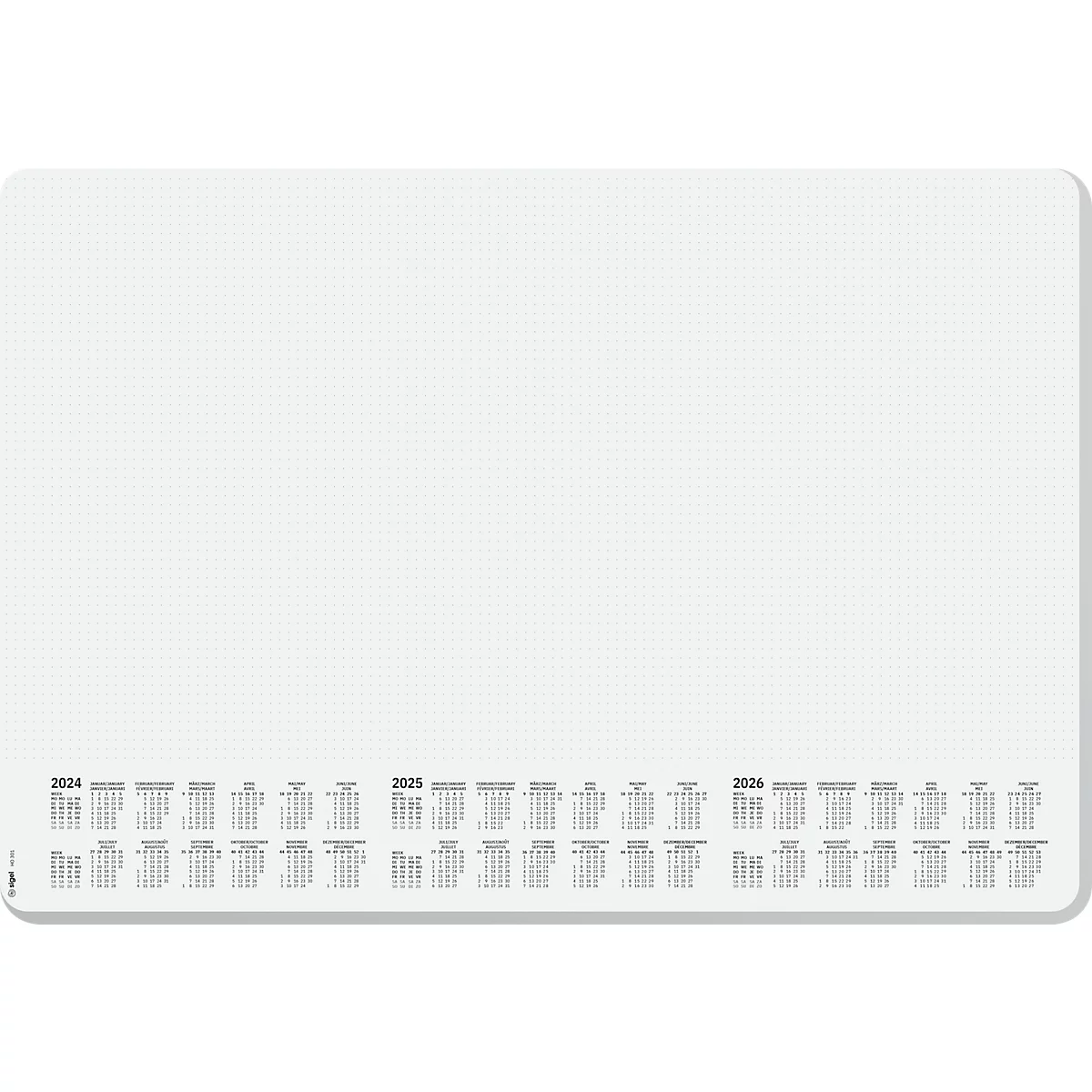 Bureaulegger "3-jaarkalender", 80g/m², 30 vel