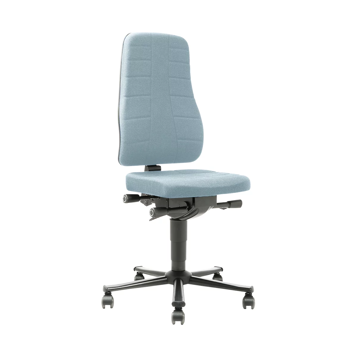 Bureaustoel All-in-One 9643, stoffen bekleding, Duotec, grijs