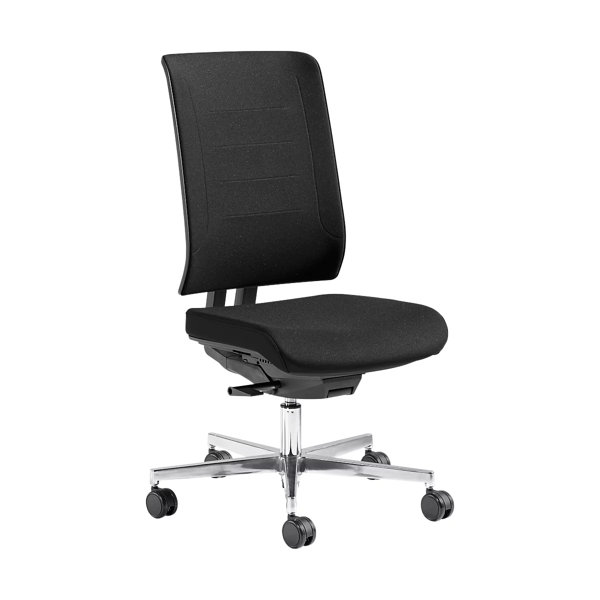Bureaustoel SSI Proline PREMIUM P2+ - 3D-synchroon mechanisme - stof - zonder armleuningen - zwart - Schäfer Shop Genius