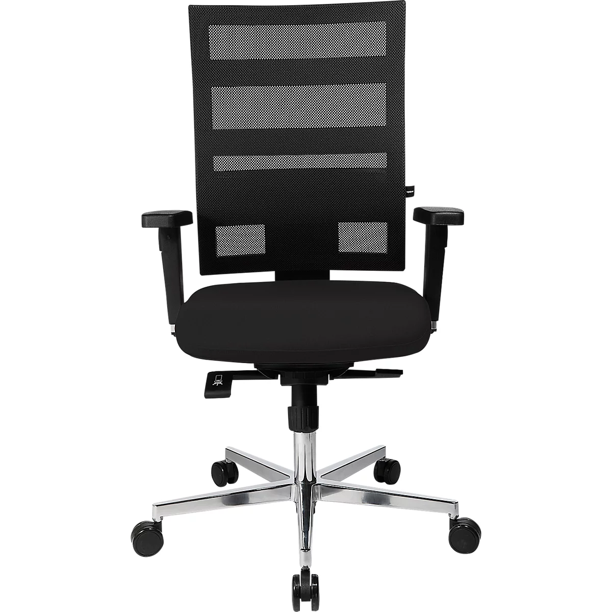 Bureaustoel Topstar SITNESS X-PANDER Plus, synchroonmechanisme, 3D zitting, gaas-look, zwart