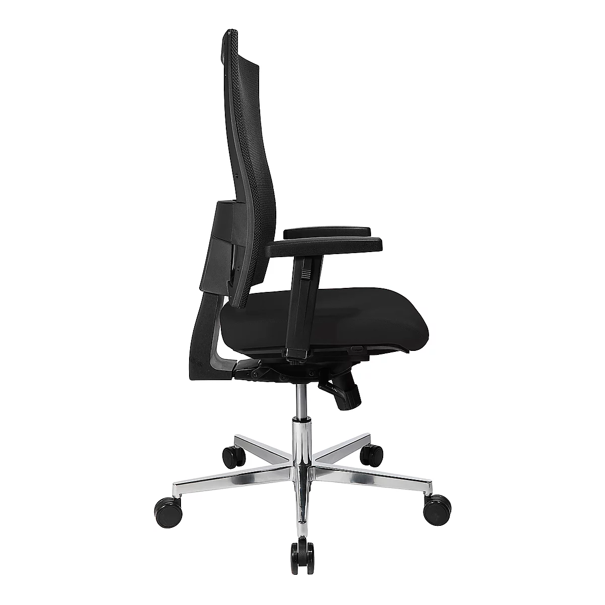 Bureaustoel Topstar SITNESS X-PANDER Plus, synchroonmechanisme, 3D zitting, gaas-look, zwart