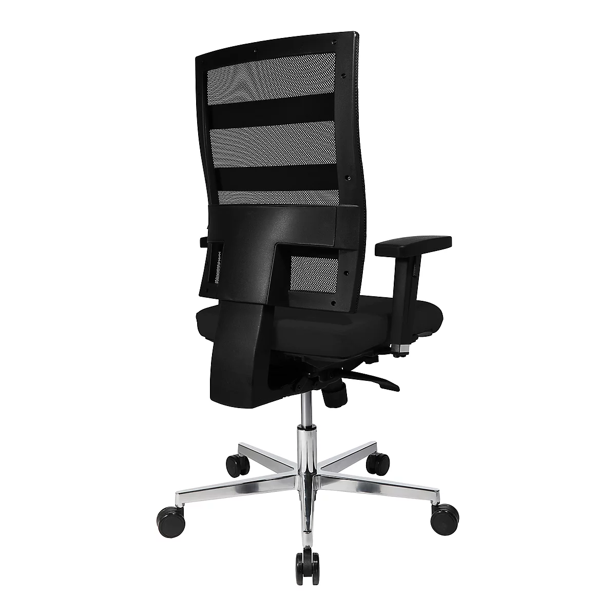 Bureaustoel Topstar SITNESS X-PANDER Plus, synchroonmechanisme, 3D zitting, gaas-look, zwart