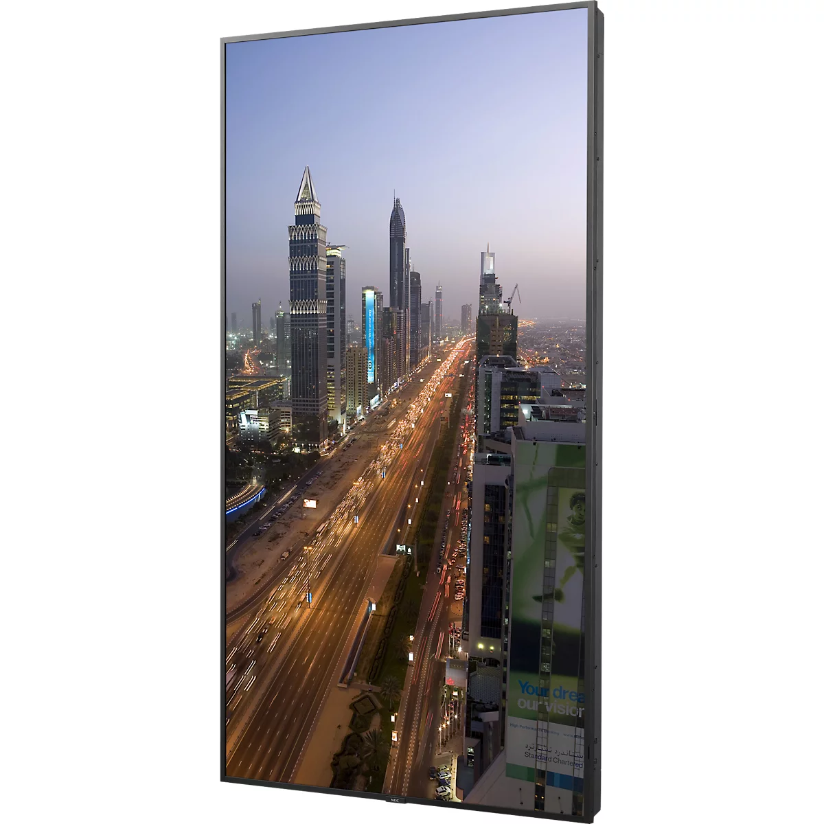 Business Monitor Sharp/NEC MultiSync® M861, 86', 3840 x 2160 px, IPS Panel, HDMI/DisplayPort/USB/LAN, 2 x 10 W, Dauerbetrieb