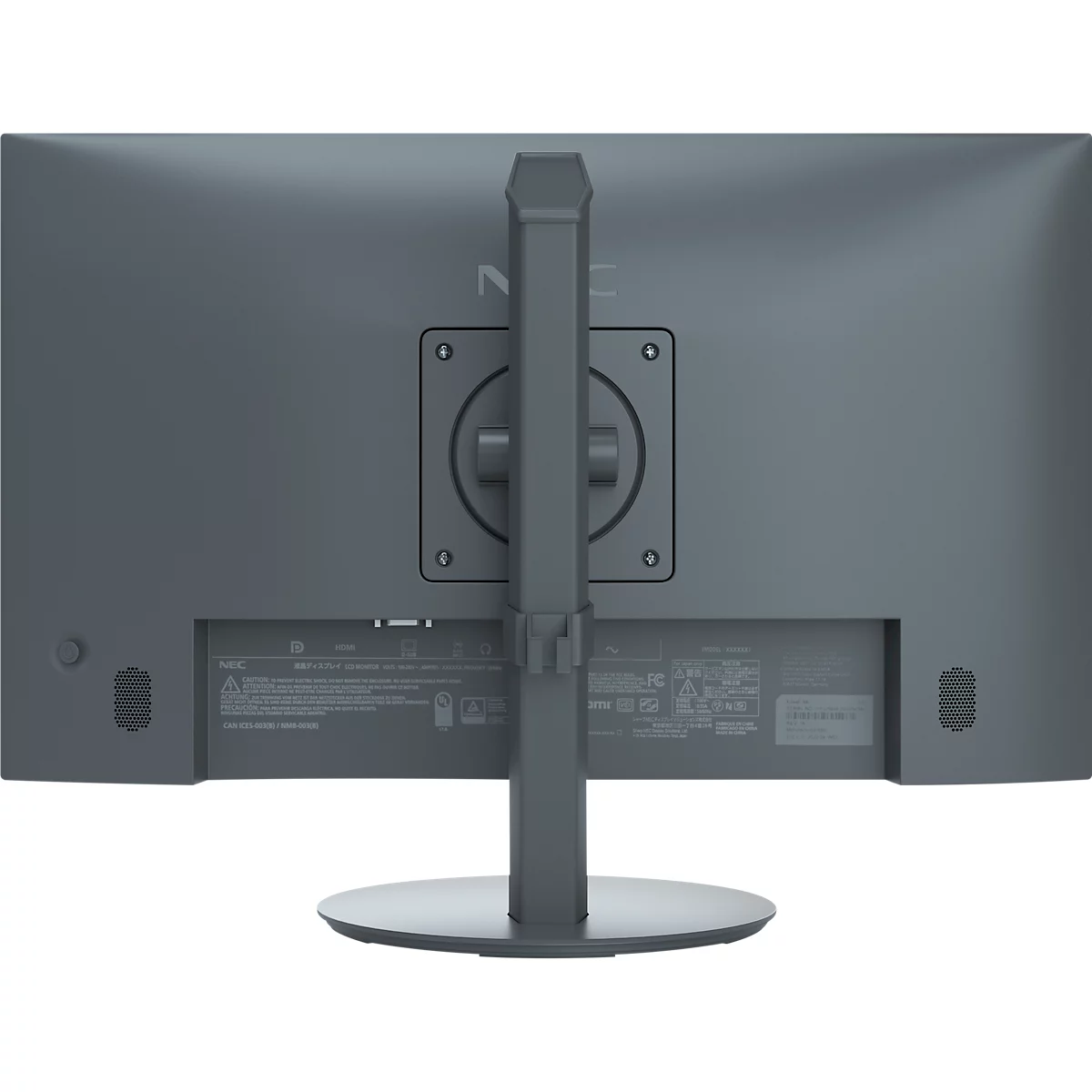 Businessmonitor NEC MultiSync® E244F LCD 24 Zoll, 1920 x 1080, 60 Hz, 16:9, HDMI/DisplayPort, schwarz