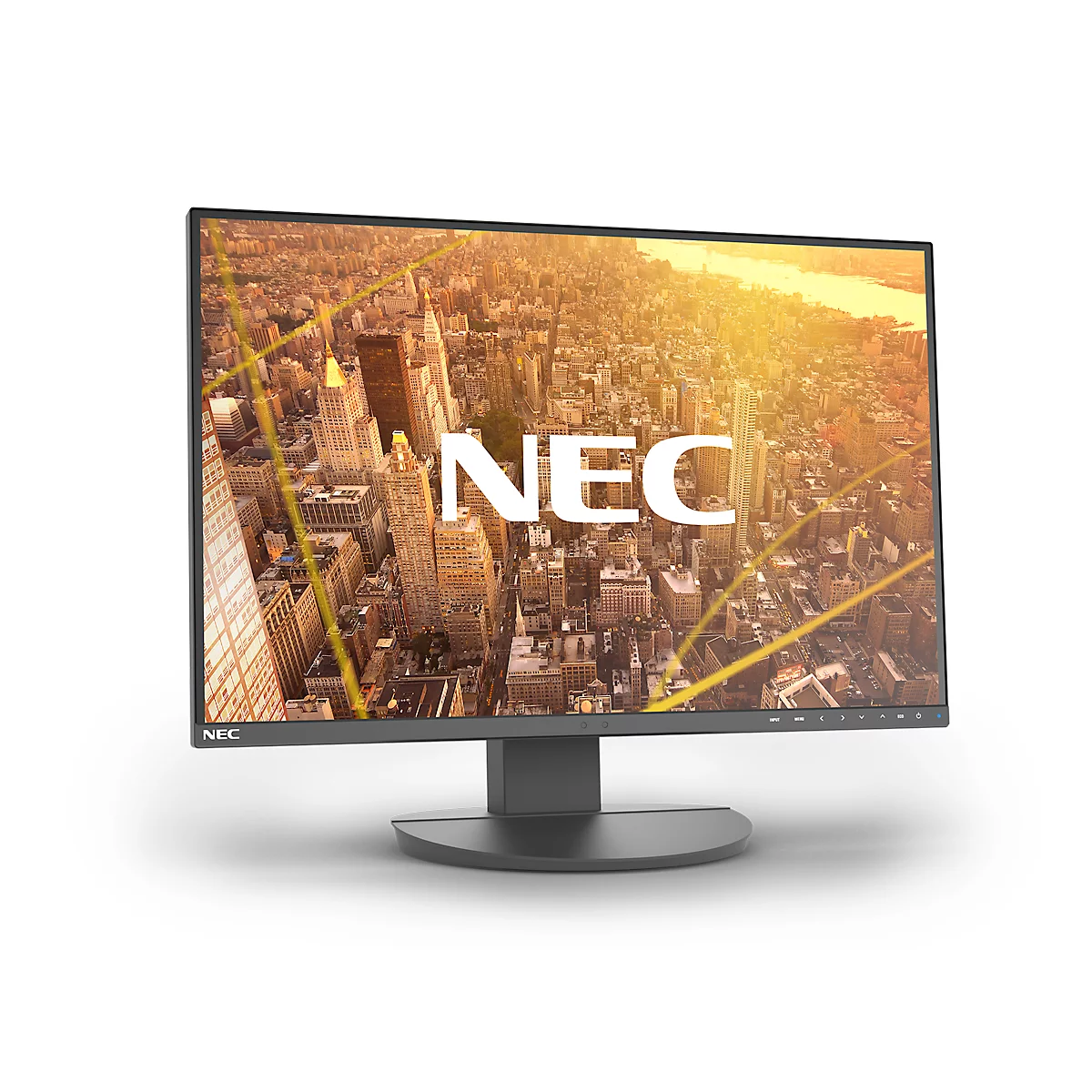 Businessmonitor SHARP/NEC MultiSync EA241WU, 24', 1920 x 1200, IPS TFT, 16:10, HDMI/DisplayPort/USB, höhenverstell-/dreh-/neig-/schwenkbar, schwarz