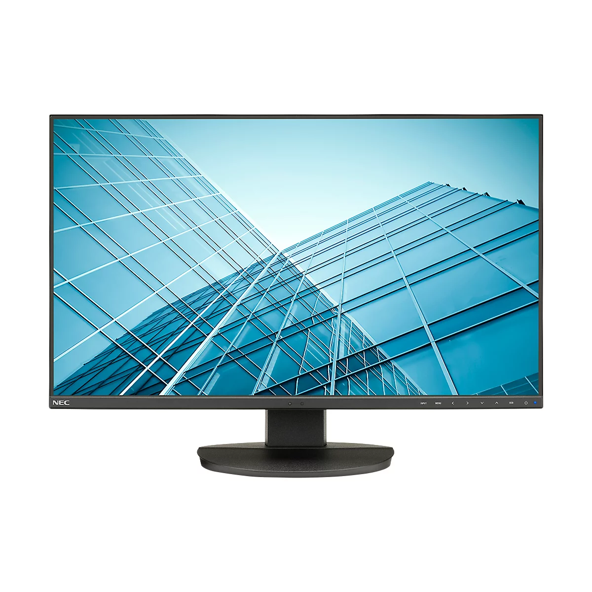 Businessmonitor SHARP/NEC MultiSync EA271F, 27', 1920 x 1080, AH-IPS LCD, 16:9, HDMI/DisplayPort/USB, höhenverstell-/dreh-/neig-/schwenkbar, schwarz