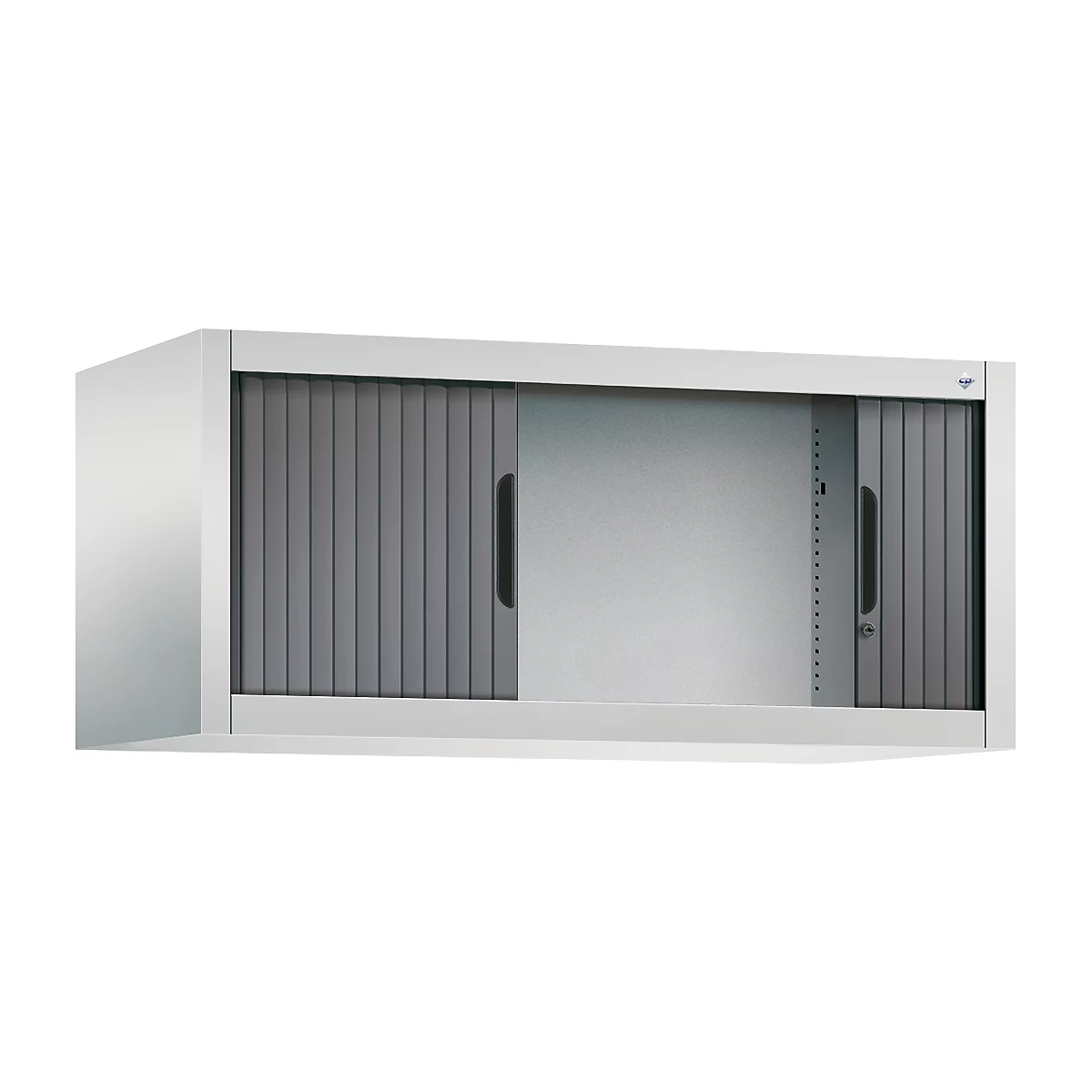 C+P Omnispace rolluikkast, H450B1000D420 mm, lichtgrijs/zwartgrijs
