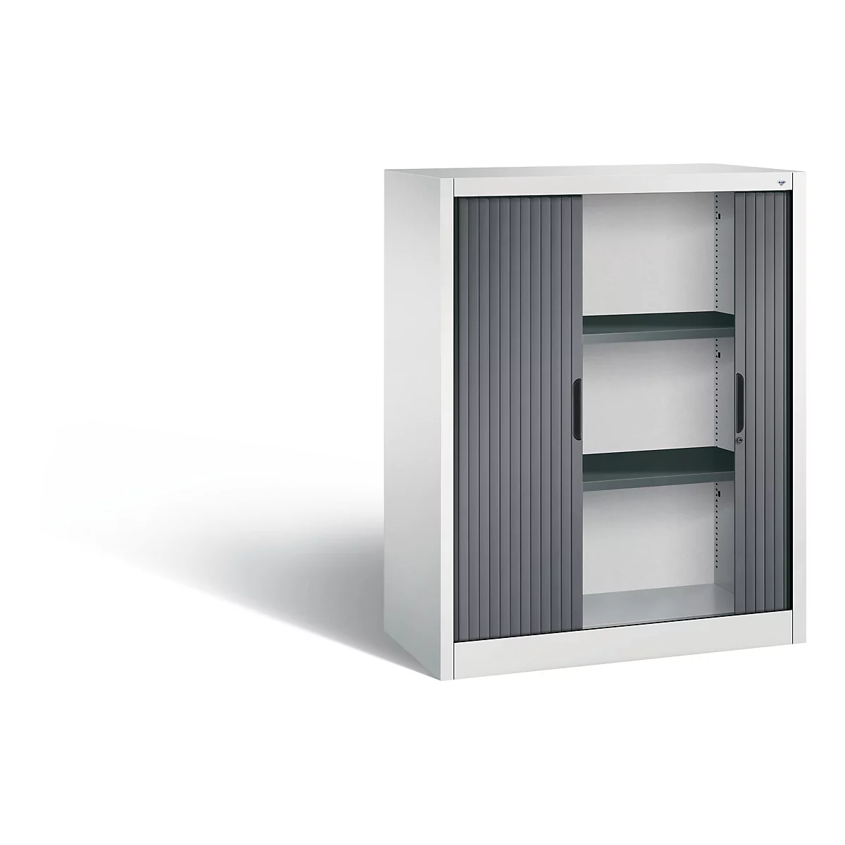 C+P Rollladenschrank Omnispace, H1230B1000T420 mm, Lichtgrau/Schwarzgrau