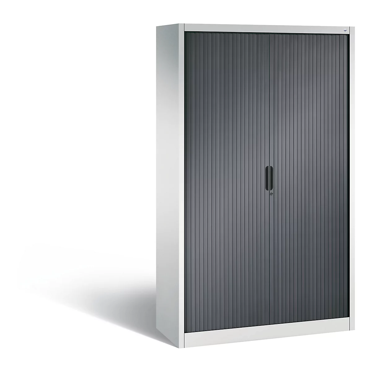 C+P Rollladenschrank Omnispace, H1980B1200T420 mm, Lichtgrau/Schwarzgrau